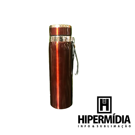 Garrafa Inox Térmica Vermelho CH-028 1L