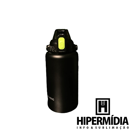 Garrafa Inox Térmica CH-035 Preta 1,6L