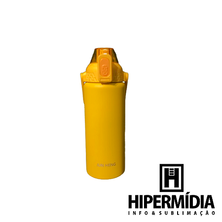 Garrafa Inox Térmica CH-034 Amarela 1,2L