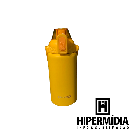 Garrafa Inox Térmica CH-033 Amarela 900ml