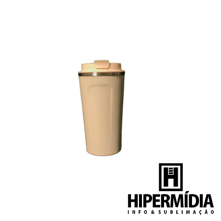 Copo Inox Térmico ML-6217 Branco 500ml