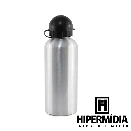 Squeeze Alumínio Bolinha Prata 500ml
