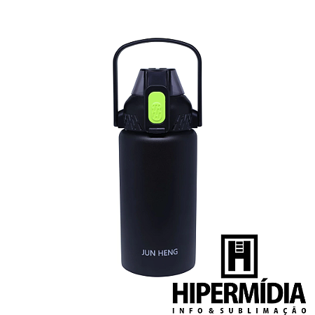 Garrafa Inox Térmica CH-033 Preta 900ml
