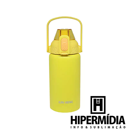 Garrafa Inox Térmica CH-035 Amarela 1,6L