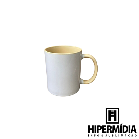 Caneca Alça/Interior Bege