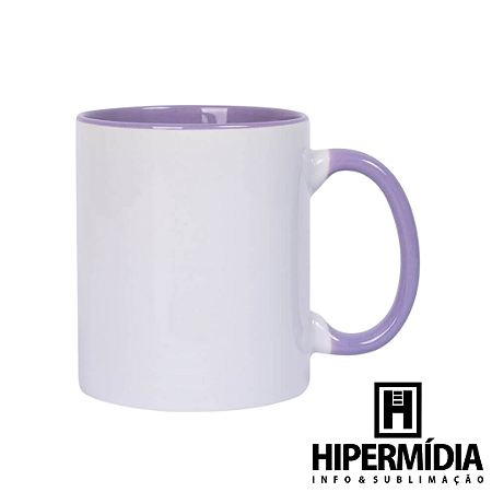 Caneca Alça/Interior Roxo