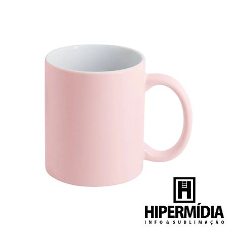 Caneca Color Rosa Fosco