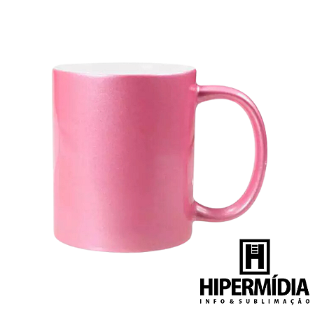 Caneca Pérola Rosa Claro