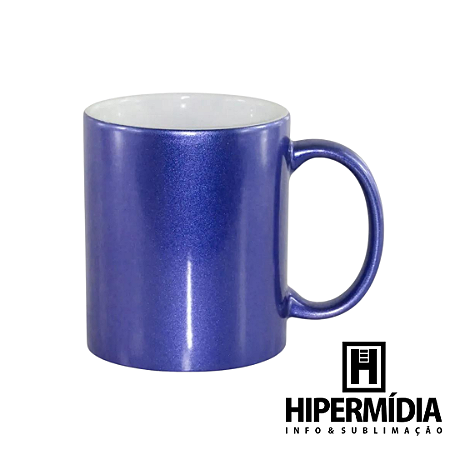 Caneca Pérola Azul Petróleo