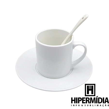 Xícara 180ml C/ Colher e Pires Live