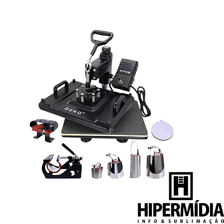 Prensa Combo 8x1 Plana 38x38 110v