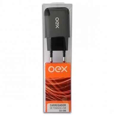 Carregador Oex cg-200-pt de Tomada Usb