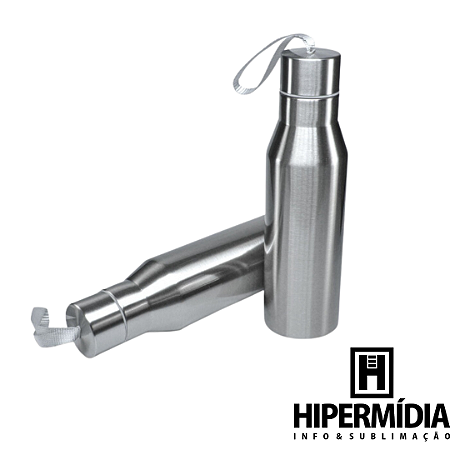 Garrafa Térmica Sport Inox 500ml Prata