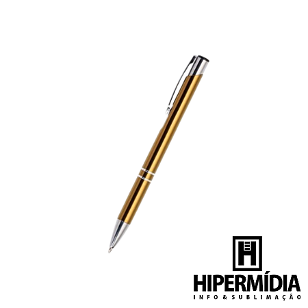 Caneta Metal Dourada LG1288