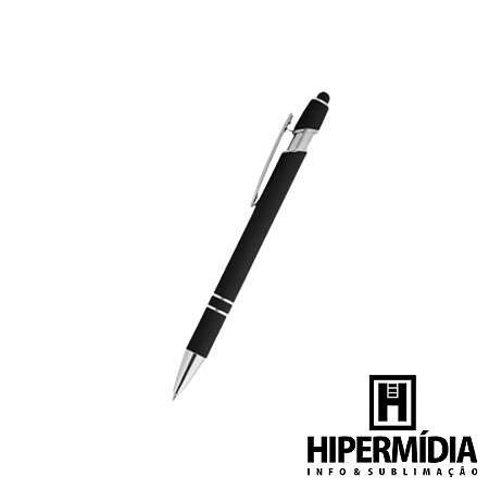 Caneta Metal Preta com Prata 05015B