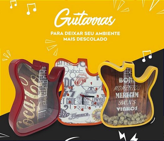 Quadro para Sublimação Guitarra