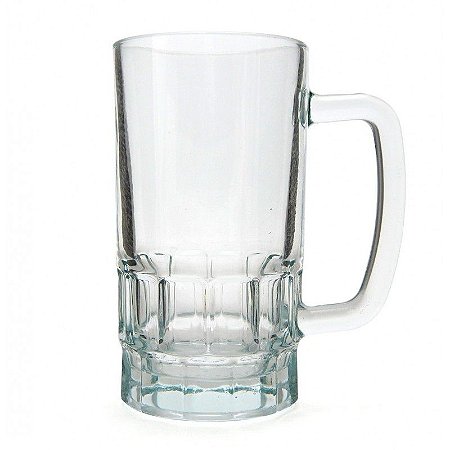 Caneca Chopp Vidro Transparente Sublimável - 550ml