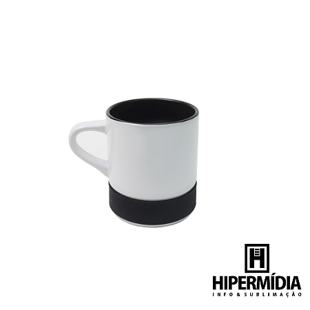 Caneca Por Bra Interior/Base Silicone Preta