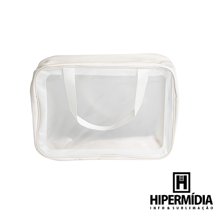 Nécessaire PVC Impermeável Branca