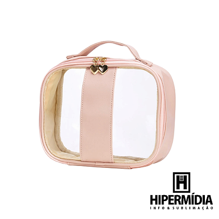 Nécessaire PVC Impermeável Rosa G