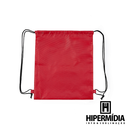Sacola Ecobag 40x34 Poliéster Vermelha
