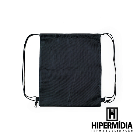 Sacola Ecobag 40x34 Poliéster Preta