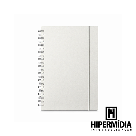 Caderno A5 Papel Reciclado Branco