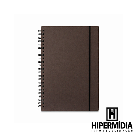 Caderno A5 Papel Reciclado Marrom