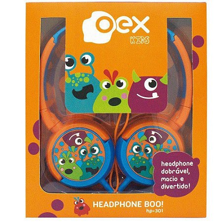 Fone Oex Infantil Boo! HP301