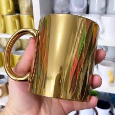 Caneca Metalizada Bronze