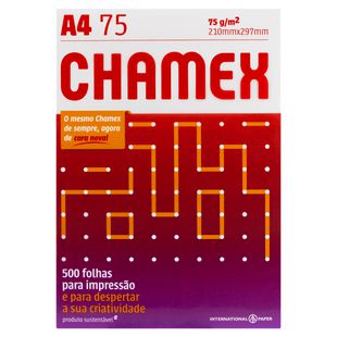 Papel Ofício A4 500 Folhas Office Chamex - Hipermidia Info & Sublimação