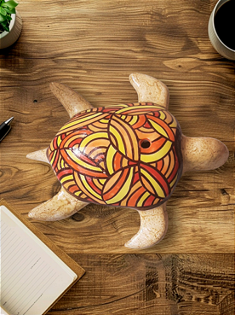 Tartaruga de cerâmica