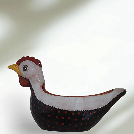 Galinha de cerâmica