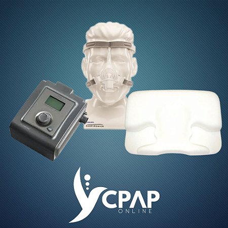 Kit CPAP Philips Auto System One Série 60 + Máscara Nasal Pico + Travesseiro Perfetto