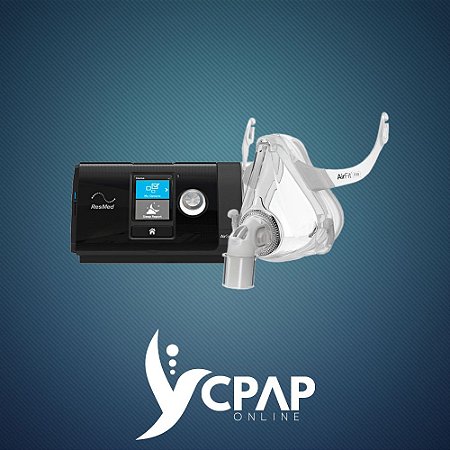 Kit CPAP ResMed AirSense S10 + Máscara Oronasal Airfit F10