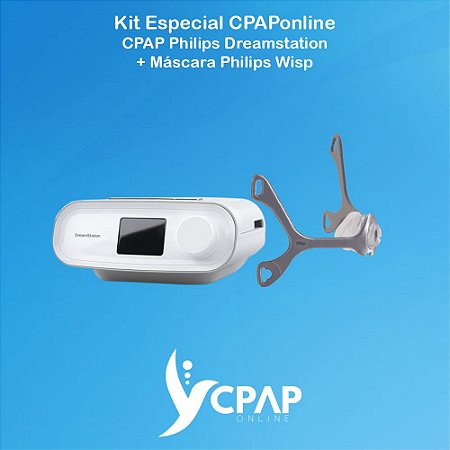 Kit CPAP Philips Dreamstation + Máscara Nasal Philips Wisp