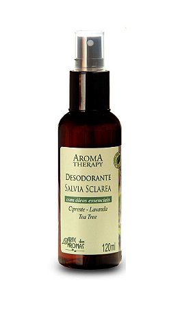 Desodorante Natural de Sálvia Spray Arte dos Aromas 120ml