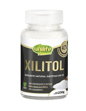 Xilitol Adoçante Natural Unilife - 230g
