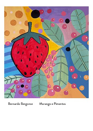 Morango e pimentas