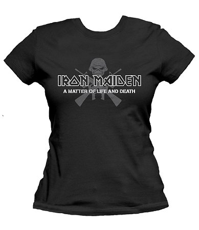 Camiseta iron maiden feminina Clearance