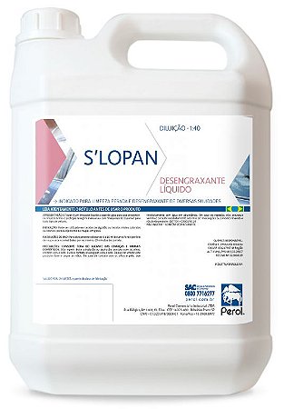 SLOPAN DESENGRAXANTE ALCALINO 1/40 5L