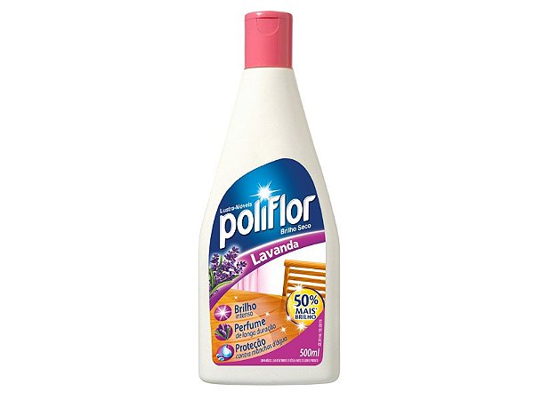 LUSTRA MOVEIS POLIFLOR LAVANDA 500ML