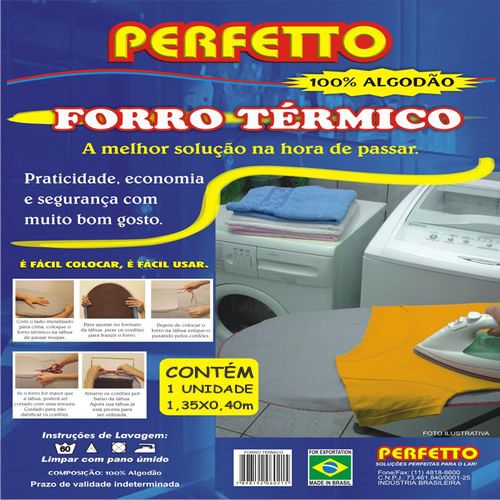 FORRO TERMICO PERFETTO 135X40CM