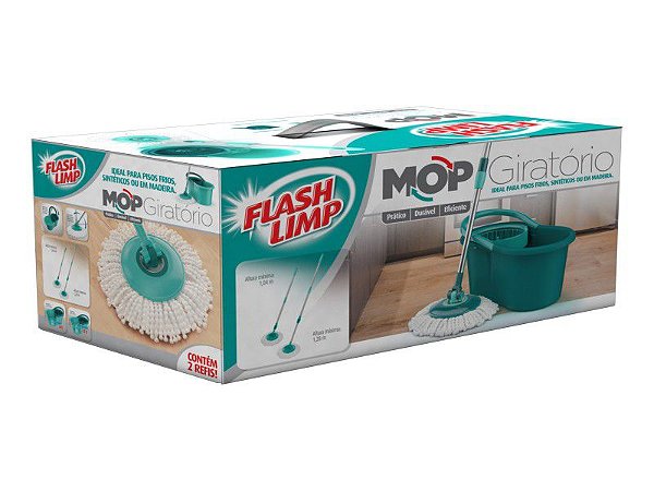 MOP GIRATORIO VERDE FLASH LIMP