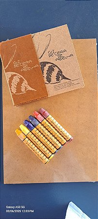 KIT Giz De Cera Apiscor CORES PRIMÁRIAS (6 cores)