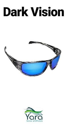 Óculos Yara Dark Vision Polarizado Azul Espelhado - 01851
