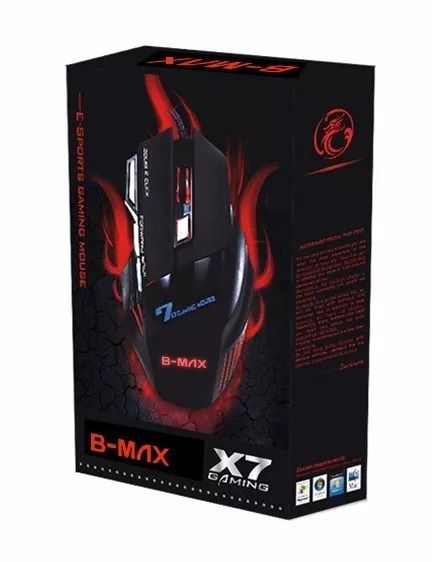 Mouse B-MAX RED X7 Gaming - USB