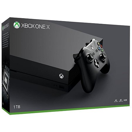 Console Microsoft / Xbox One X 1TB Preto