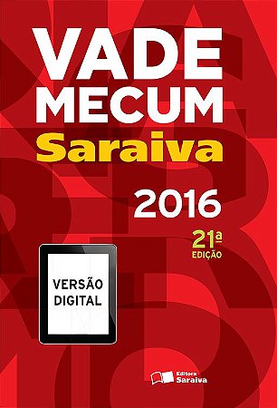 Vade Mecum Saraiva 2016 - Ed Digital