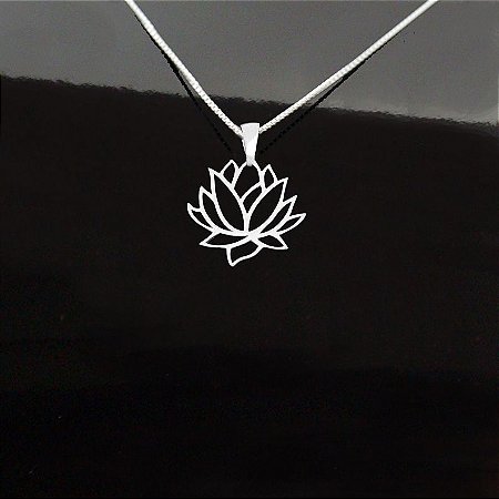 Pingente Flor De Lotus - Pequeno